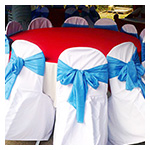 Coloured Top Round Tablecloths